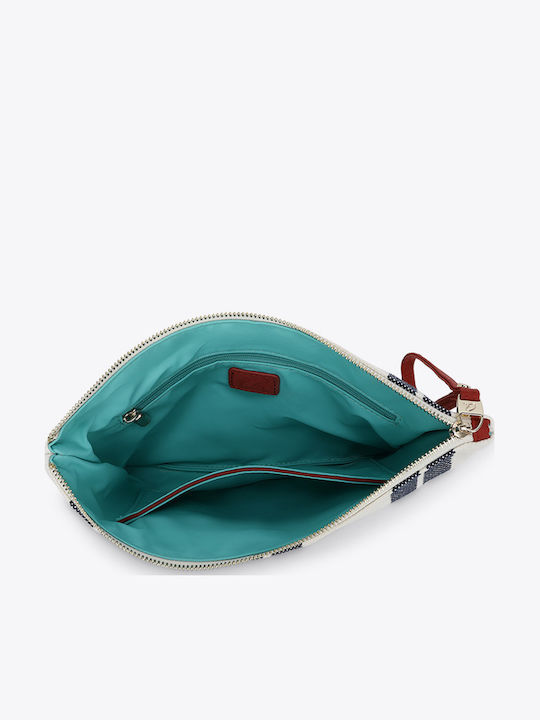 Stoff Damen Handtasche Blau