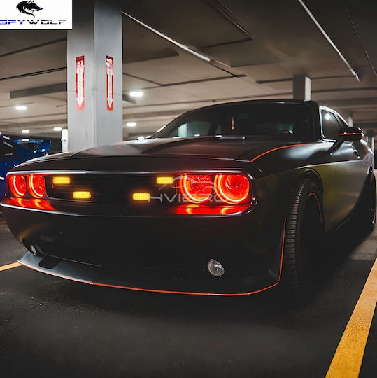 Spywolf First-class Led Strobe LKW-Volumenleuchten Gelbe 12led 12/24v 6000lm 10 Stück Tc-329