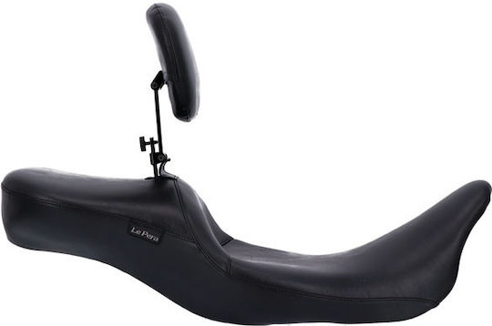 Le Pera Double Driver Passenger Motorcycle Seat Harley-Davidson Lepera Maverick 2-up Seat Daddy Long Legs Backrest