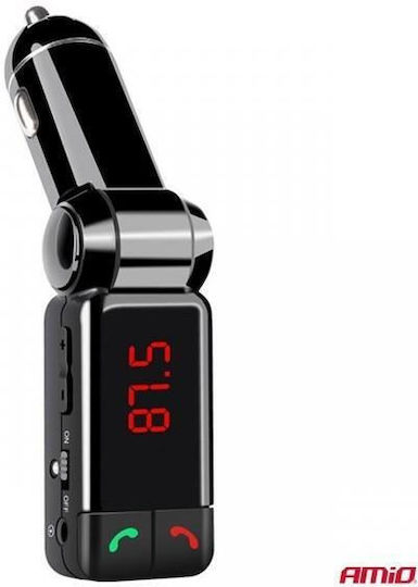 AMiO FM Transmitter Auto με Bluetooth