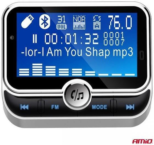 AMiO AMiO Auto FM-Transmitter mit Type-C USB Bluetooth