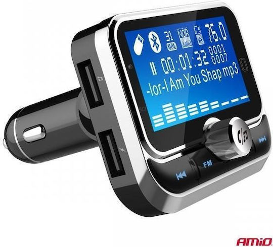 AMiO AMiO Auto FM-Transmitter mit Type-C USB Bluetooth