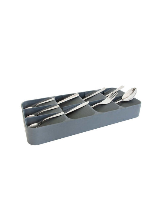 Raki Tăvi Pentru Tacâmuri De Sertar 39x16.5x5.2 Cm Gri