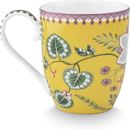 PiP Studio Lily & Lotus Κούπα από Πορσελάνη Πολύχρωμη 450ml