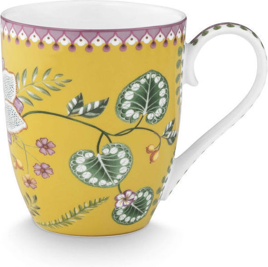 PiP Studio Lily & Lotus Κούπα από Πορσελάνη Πολύχρωμη 450ml