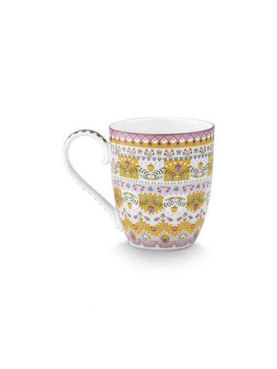 PiP Studio Lily & Lotus Κούπα από Πορσελάνη Πολύχρωμη 450ml