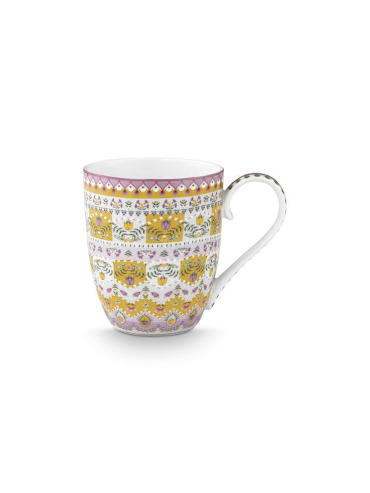 PiP Studio Lily & Lotus Κούπα από Πορσελάνη Πολύχρωμη 450ml