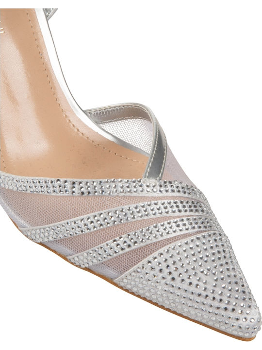 Heels with High Heel Silver