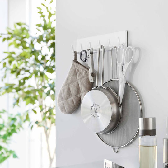 Yamazaki Wall Shelf Inox 25x6cm White