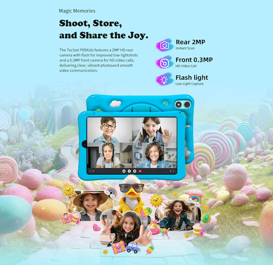 Teclast P85 Kids 8" Tablet (3GB/64GB) Ροζ