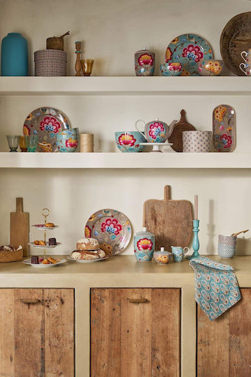 PiP Studio Blooming Tales Захарна Купа За Сервиране От Порцелан Многоцветна