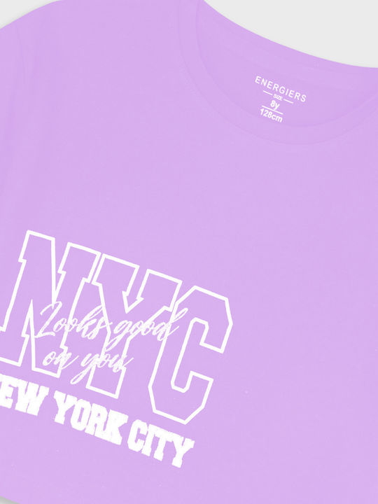 Kids Set with Shorts Summer 2 Pieces Lilac