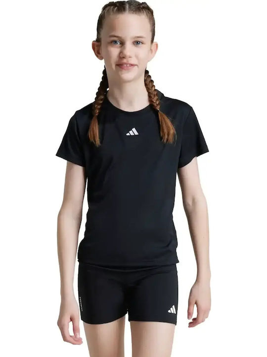 Kinder-T-Shirt Schwarz Essentials Training Tee