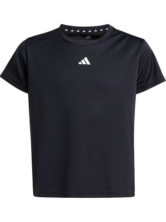 Kinder-T-Shirt Schwarz Essentials Training Tee