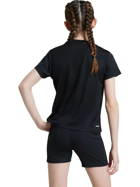 Kinder-T-Shirt Schwarz Essentials Training Tee