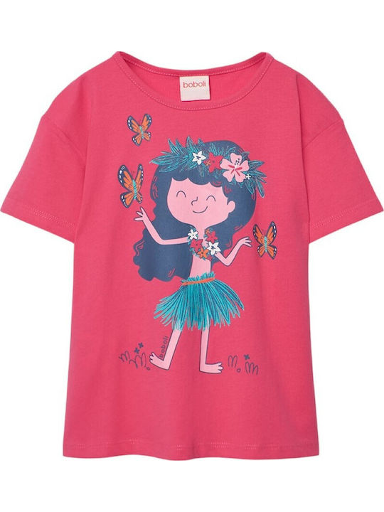 Παιδικό T-shirt Magenta