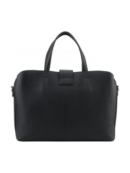 Damentasche Aus Leder Handtasche / Schulter Schwarz