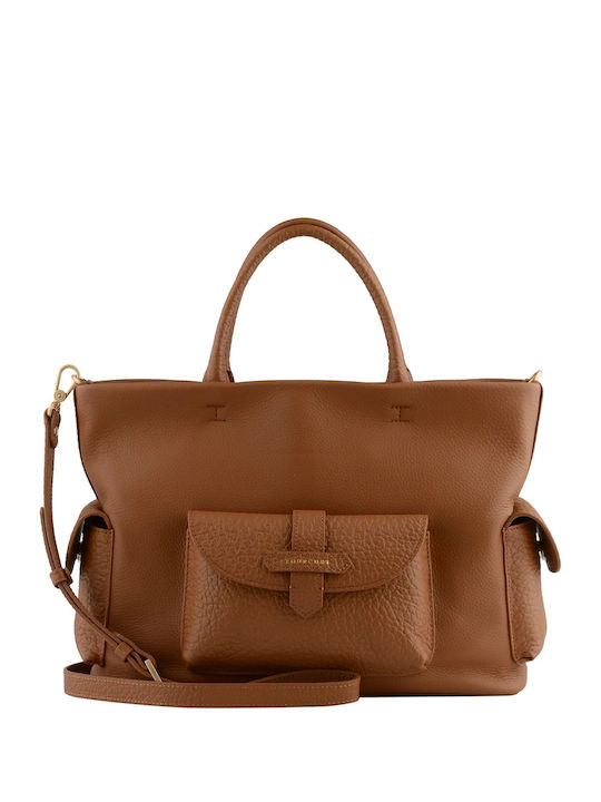 Leder Damen Handtasche Schulter Crossbody Braun