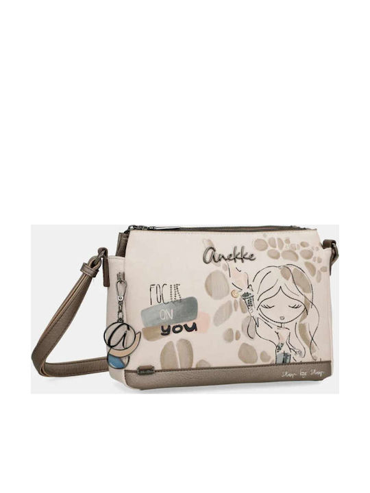 Stoff Damen Schulter Tasche Mehrfarbig