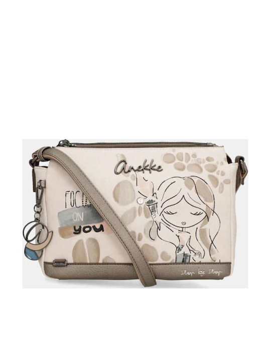 Stoff Damen Schulter Tasche Mehrfarbig