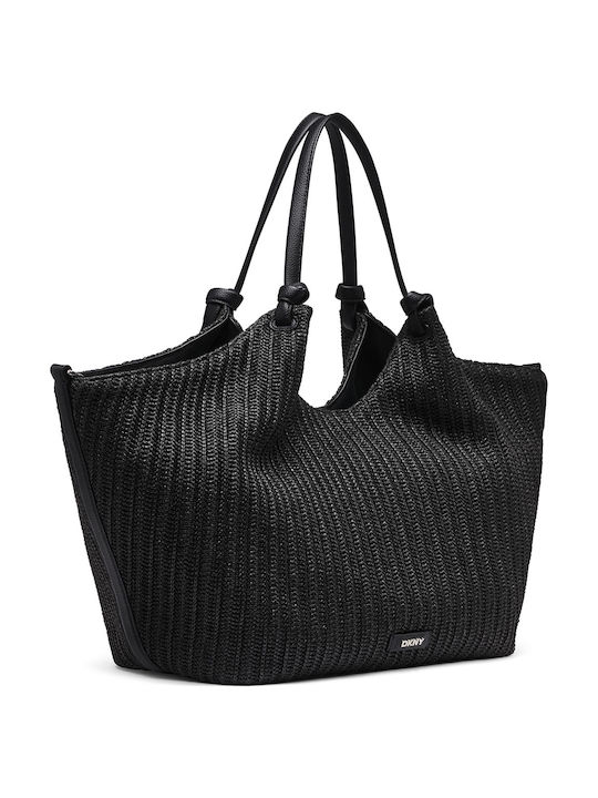Paula Rattan Damenhandtasche Tote Handtasche Schwarze