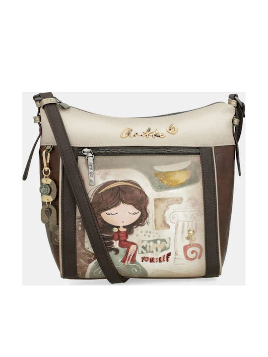 Damen Schultertasche Mehrfarbig