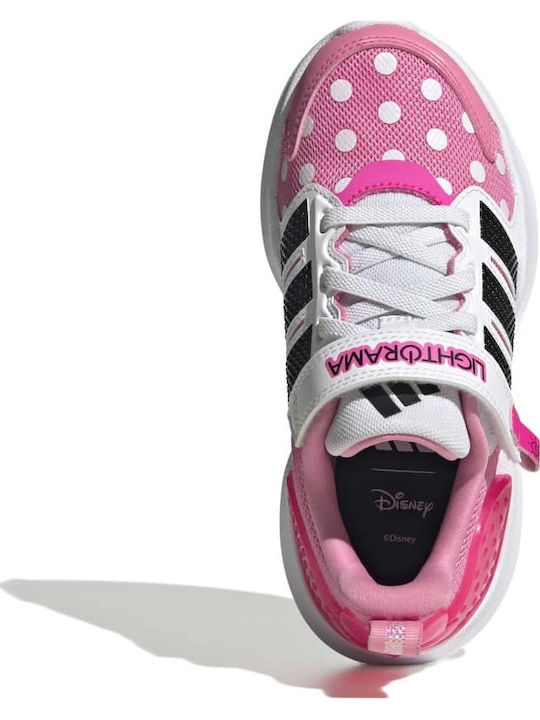 El C Kids Sports Shoes Running with Hoop & Loop Closure Pink