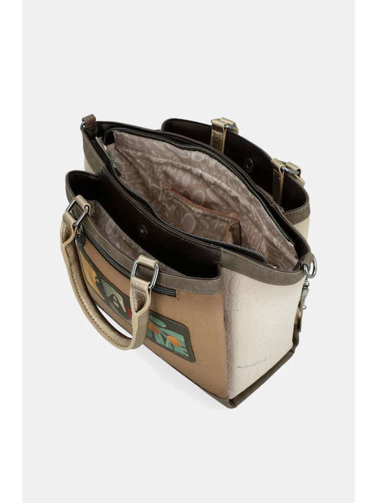 Damen Schulter Mehrfarbige Tasche