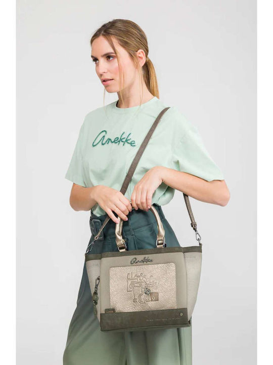 Damen Schulter Mehrfarbige Tasche