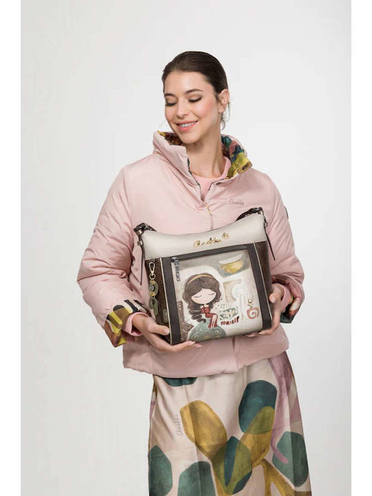 Damen Schultertasche Mehrfarbig