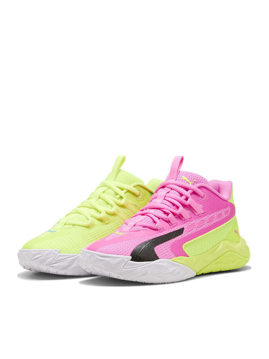 Dagger 2 Kids Sports Shoes Basketball with Laces Fuchsia