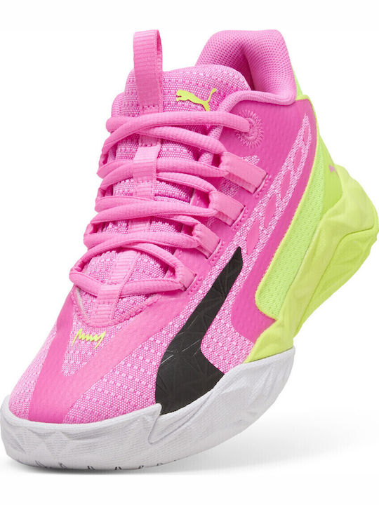 Dagger 2 Kids Sports Shoes Basketball with Laces Fuchsia