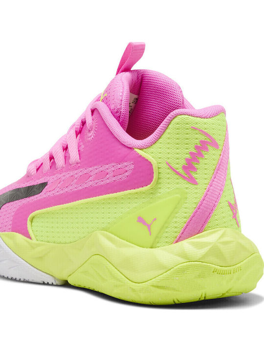 Dagger 2 Kids Sports Shoes Basketball with Laces Fuchsia