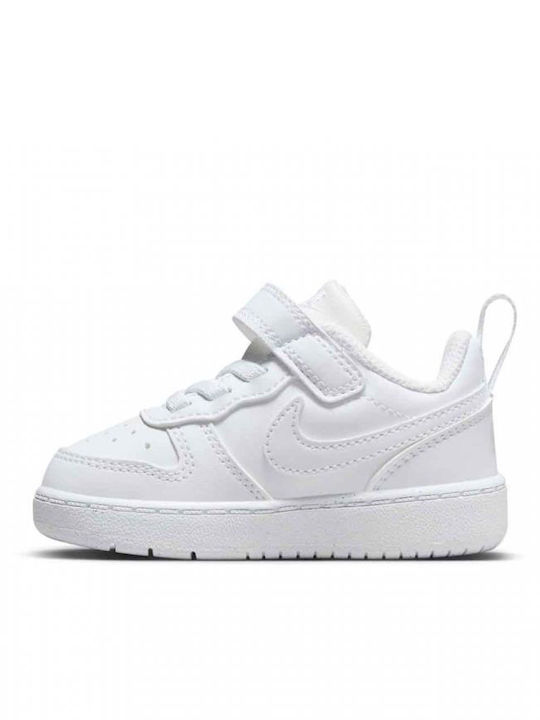 Court Borough Low Recraft Παιδικά Sneakers με Σκρατς Λευκά