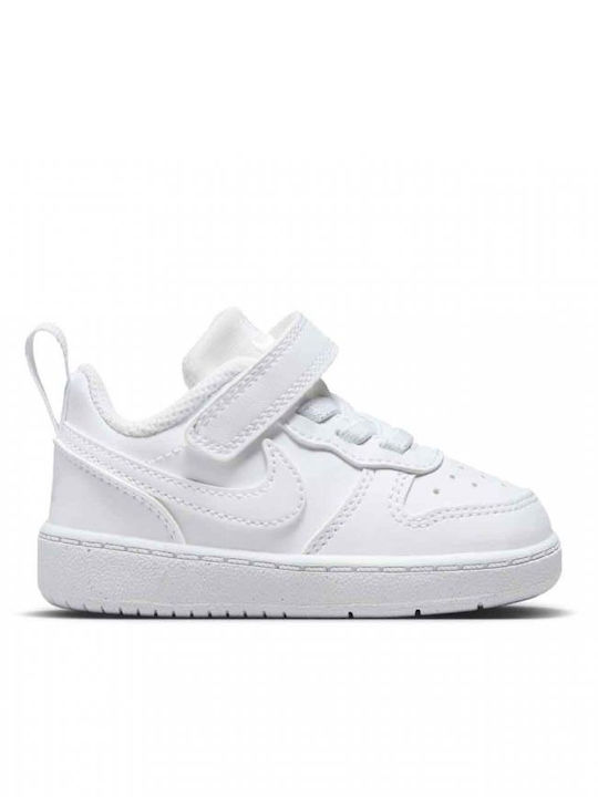 Court Borough Low Recraft Παιδικά Sneakers με Σκρατς Λευκά