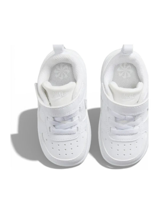 Court Borough Low Recraft Παιδικά Sneakers με Σκρατς Λευκά