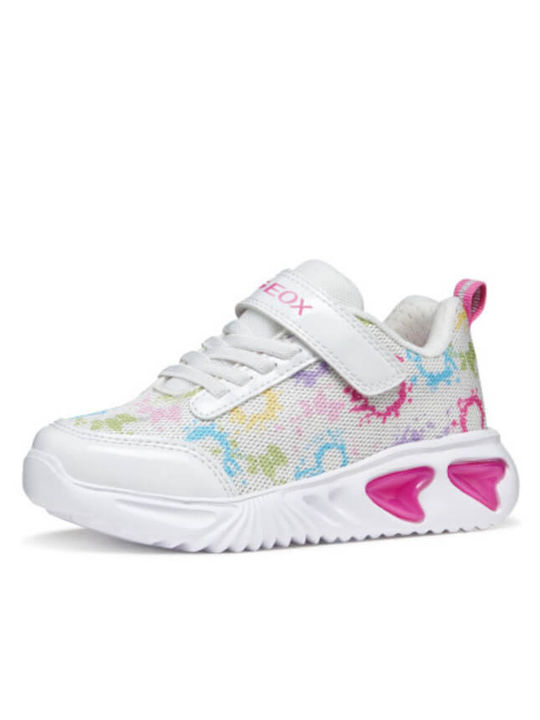 Kids Sneakers Anatomic with Scratch & Lights White