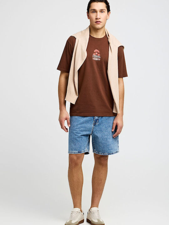 Herren Shorts Denim Blauer