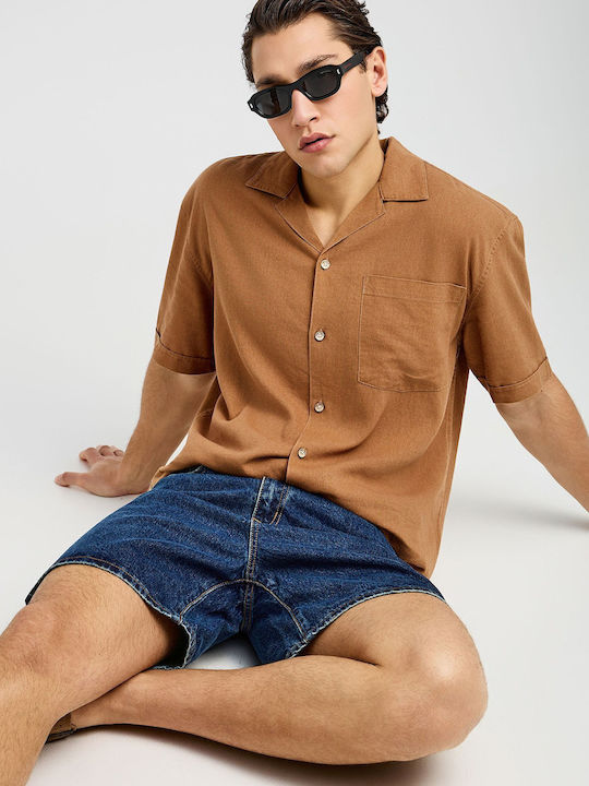 Herren Shorts Denim Blauer