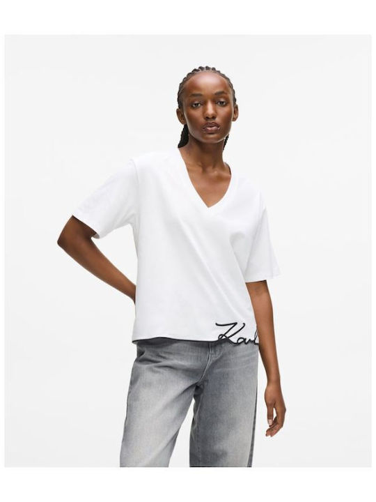 Damen T-Shirt Weiß