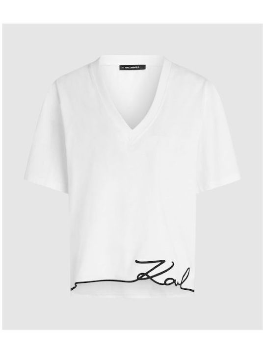 Damen T-Shirt Weiß