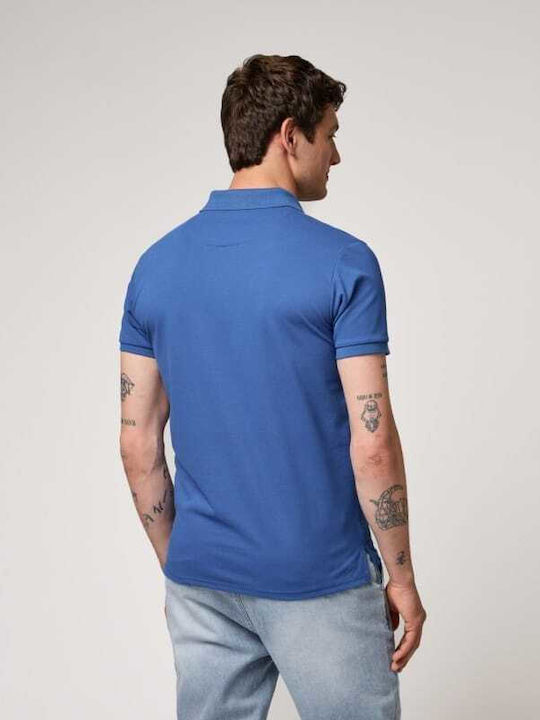 Polo Men's Blouse Short Sleeve Royal