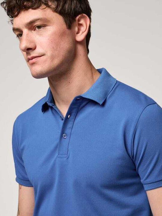 Polo Men's Blouse Short Sleeve Royal