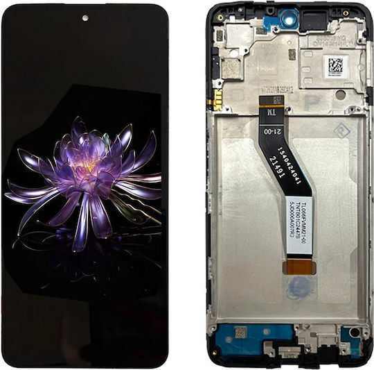 Οθόνη με Μηχανισμό Αφής και Πλαίσιο για Xiaomi Redmi Note 11S 5G (Μαύρο)