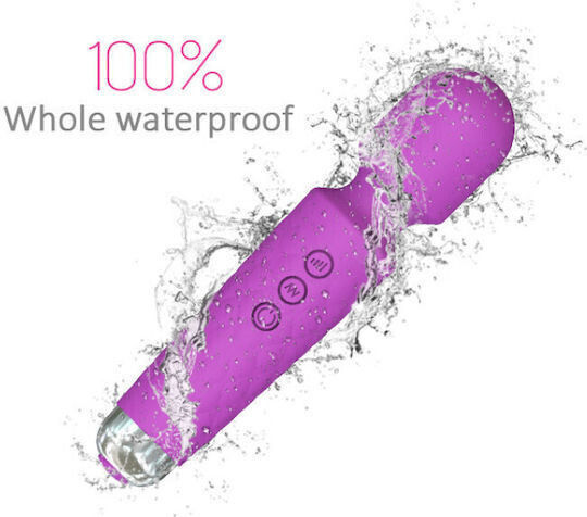 Wand Δονητής Μασάζ 20cm Μωβ