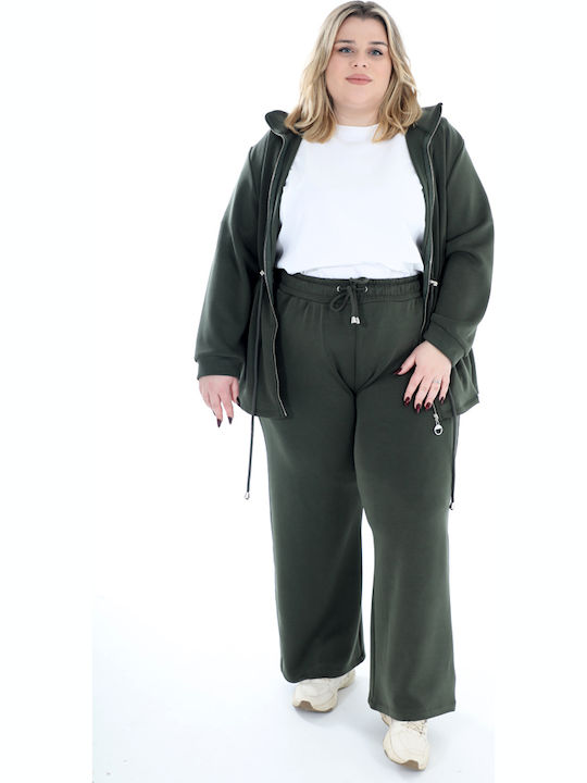 Khaki Tracksuit Set