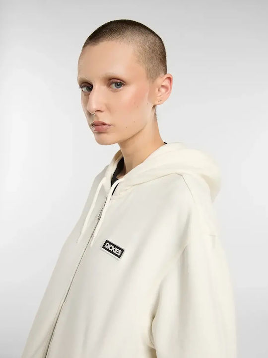 Damen Sweatshirt mit Kapuze Egret