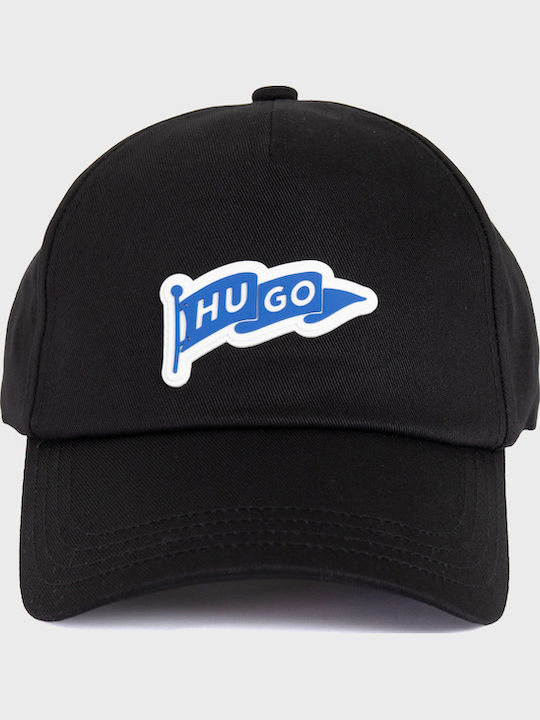 Hugo Șapcă Din Bumbac Logo-flag Jinko-flag Negru Bărbați Negru 50562321-001 Hugo Șapcă Din Bumbac Logo-flag Jinko-flag Negru Bărbați Negru 50562321-001