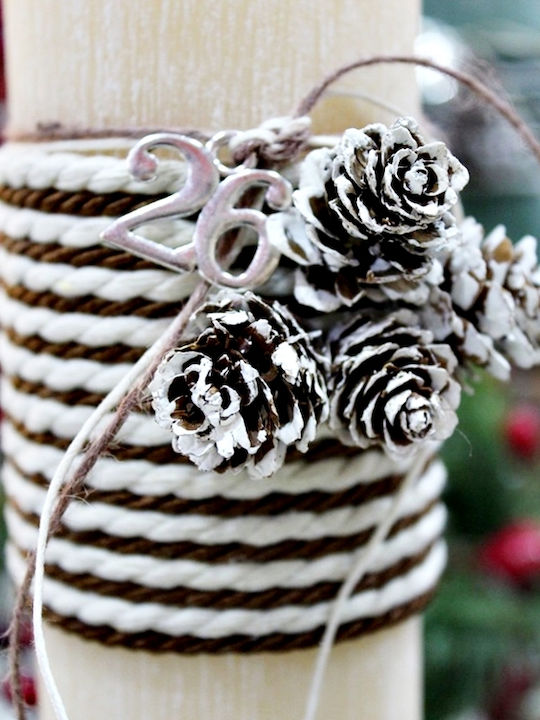 Gerakis Weihnachtskerze 20x6,5cm