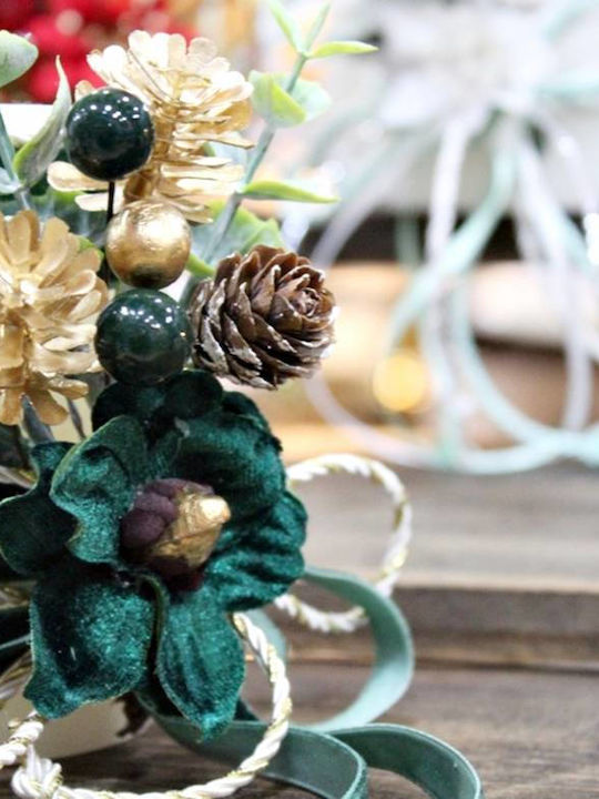 Gerakis Weihnachtskerze Weiß 10x6,5cm